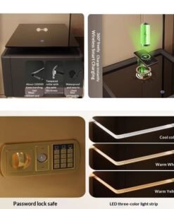 Alternative view of Smart Bedside Table Light Luxury Modern Bedside Table