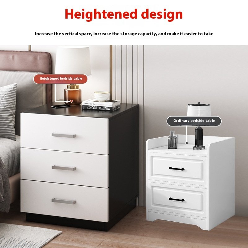 Bedside Table Small Tail Rack Storage Cabinet - Image 3