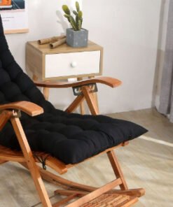 Alternative view of Four-season Study Living Room Rocking Chair Rattan Rocking Chair With Seat Cushion