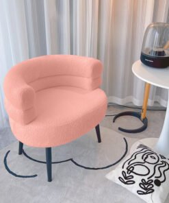 Softbang Backrest Lambswool Casual Chair Lazy Sofa Chair