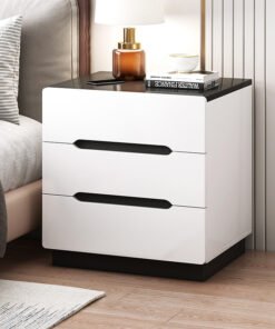 Alternative view of Bedside Table Small Tail Rack Storage Cabinet