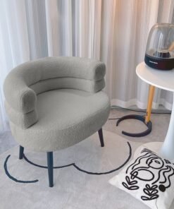 Alternative view of Softbang Backrest Lambswool Casual Chair Lazy Sofa Chair
