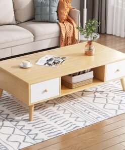 Alternative view of Minimalist, Modern Light-luxury Coffee Table For Small Apartments Nordic-style Side Table